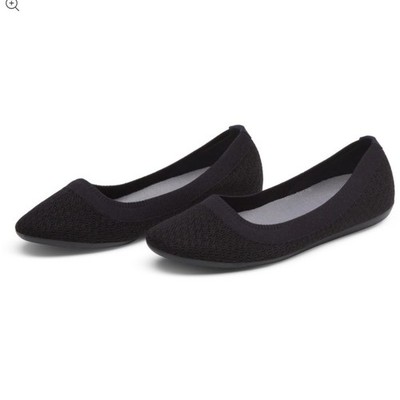 Allbirds Womens Tree Breezer  Navy Ballet Flats Knit Shoe  Women's 7.5