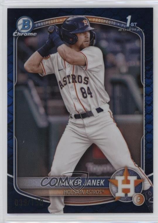 2025 Bowman Chrome Prospects Blue Reptilian Refractor /150 Walker Janek #BCP-15