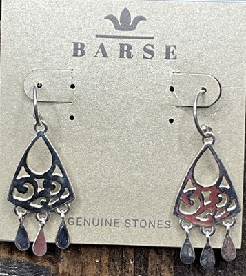 Barse Windchime Earrings- Silver- NWT