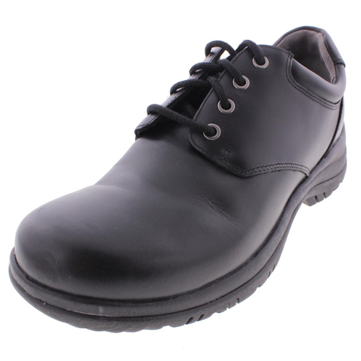 Мужские кроссовки Dansko Walker Черные кожаные оксфорды Derby 44 Medium (D) BHFO 5028