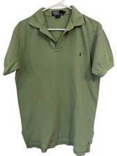 POLO Ralph Lauren Size S Mens LIGHT GREEN Short Sleeve Polo Shirt