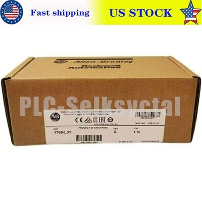 New Factory Sealed AB 1769-L31 CompactLogix 512KB Controller 1769L31 US Free Tax
