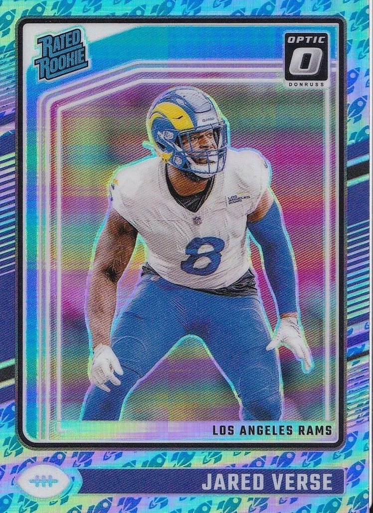 Jared Verse 2024 Panini Donruss Optic Rated Rookie Rocket Emoji Prizm RC #242