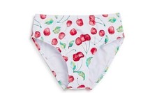 NWOT Pilyq PQ Girls 4 High Waist Wild Cherry Bikini Swim Bottom 110785