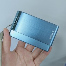 Sony Cyber Shot DSC-T90 12.1MP 4x Optical Zoom Compact Digital Camera Blue