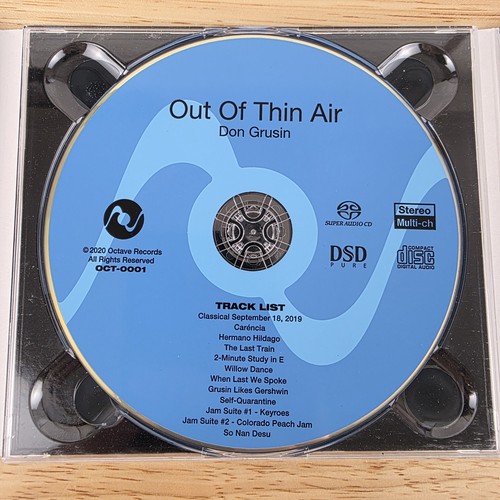 Don Grusin Out Of Thin Air (CD, 2020) Hybrid Multichannel - Foto 7 di 8