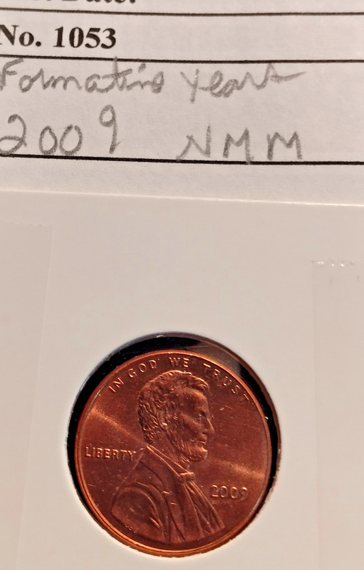 2009 P NMM, Lincoln Cent, Penny, Formative Years BU Mint Condition, #1053
