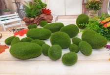 19 Pieces Artificial Moss Balls for DIY Floral Design Rocks Decorative foam
