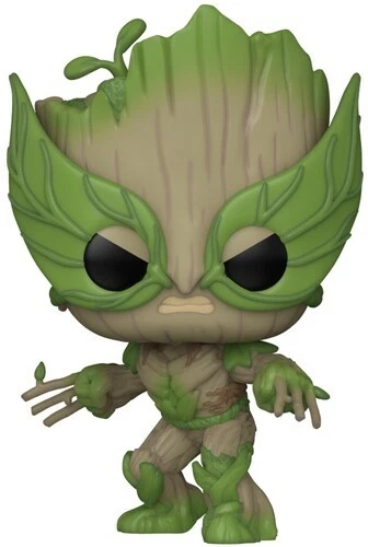 FUNKO POP! Marvel: We Are Groot - Wolverine [New Toy] Vinyl Figure