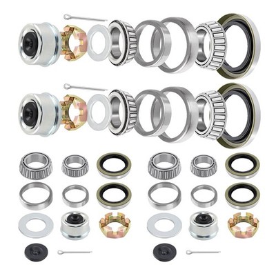 Tgkjmad Boat Trailer Axle Bearing Kits, 7,000 lb Capacity, 25580 & 14125A