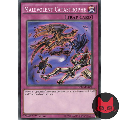 Yugioh Malevolent Catastrophe DPBC-EN036 Common 1. edycja prawie nowy - Zdjęcie 1 z 2