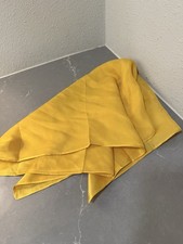 Set Of 2: Solid Color 100 Silk Square Scarves Yellow Red - 53cm X 53cm