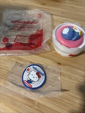 Hello Sanrio HELLO KITTY TEA CUP 3 McDonald's Happy Meal Toy 2017