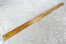 Vintage LOWE BROTHERS Paints Varnishes Stains Advertiser Wooden Yardstick