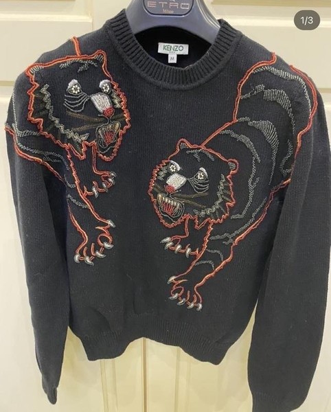 Women Kenzo Sweater Black 38 / M / 46