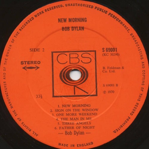 Bob Dylan - New Morning (VINYL) - Bild 4 von 4