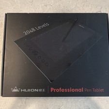 Huion Graphics Tablet USB 2048 Levels Professional Pen