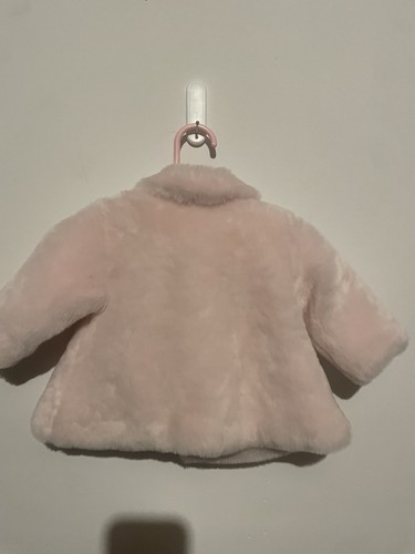 KoalaBaby Mädchen Mantel 0-3 Monate Kunstfellbesatz - Bild 5 von 7