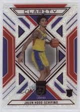 2023-24 Donruss Elite Clarity Red International Jalen Hood-Schifino #17 7rv