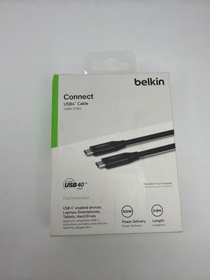 Belkin USB 4 USB-C to USB-C Cable 100W PD for Macbook pro iPad iphone 17 16 15
