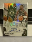 2023-24 Panini Phoenix Scorched Silver Holo Prizm AUTO SP #30/49 Damian Lillard