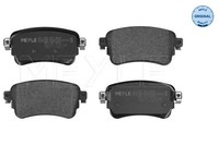 Meyle 025 225 8818 Bremsbelagsatz, Scheibenbremse FüR CitroËN Peugeot Toyota