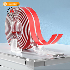 Baby Proofing, Edge Protector Strip Clear, 20 FT 0.78inch W 19.6ft L, Clear