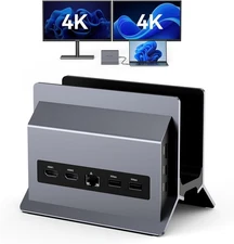 TobenONE Docking Station Dual 4K@60Hz, 100W Power Supply, 6 USB, Ethernet, PD
