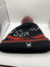 Spyder Icebox Pom Stripe Ski Outdoor Beanie One Size
