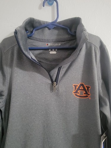 Kids Auburn University Quarter Zip Gray Pull Over Sweatshirt NWT Size Small - Picture 7 of 7
