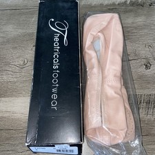Theatricals Footwear Women's Split Sole Pink Ballet Shoes Size 8 M NEW w/ Box