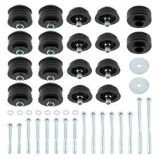 Body Cab Mount Bushing Kit For Ford F250 F350 Super Duty 2WD 2008-16 KF04060BK