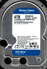 WD40EZAZ-00SF3B0 S/N: WX32D WESTERN DIGITAL 4TB THAILAND MAR 2021