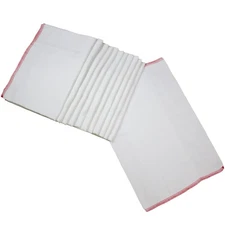 OsoCozy 12x16 Cotton Prefold Cloth Diapers 1 Dozen Soft Absorbent Baby