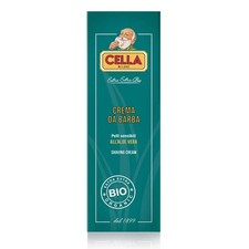 Cella Milano Aloe Organic Shaving Cream Tube - AIAB Certified Bio 150ml