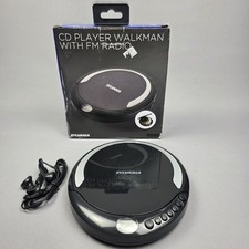 Sylvania Personal Compact CD Player SCD300 F With Headphones - NEW - TESTED
