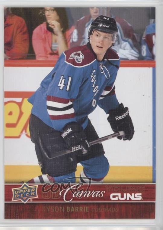 2012-13 Upper Deck UD Canvas Young Guns Tyson Barrie #C96 Rookie RC jg3