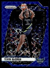 2024-25 Panini Prizm WNBA Blue Lazer Teaira McCowan Dallas Wings #105