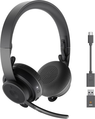 Logitech Zone Wireless Certified for Microsoft Teams Bluetooth Headset, Graphite