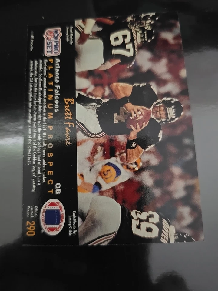 NFL Pro Set Platino-1991 (315 cartas) Juegos completos 1 y 2 (con tablero Favre RC #290) Foto 4 de 4