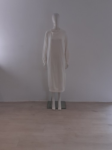BNWOT Hush White Jumper UK 10 EU 38 Dress Oversize Cotton Sweater Midi