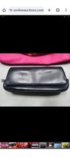liz claiborne Black Faux Leather Clutch/Handbag