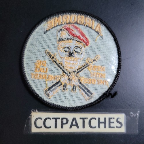 AIRBORNE MESS WITH THE BEST DIE LIKE THE REST PATCH - Picture 2 of 2