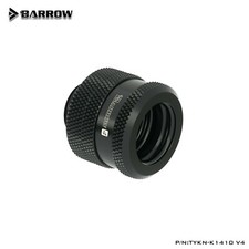 8 Pcs Barrow G1/4" Compression Fitting For 14mm OD Rigid Tube TYKN-K1410 V4 BLK