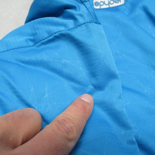 Spyder Avenger Ski Jacket Youth 18 Blue Zip ocket Hood FullZip Insulated Winter - Picture 15 of 19