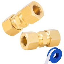 Brass Compression Fitting1/2-Inch OD Compression UnionBrass Compression Tube ...