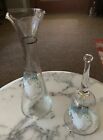 Viking Art Glass Bell & Bud Vase Collectible 25th Wedding Anniversary Free Ship!