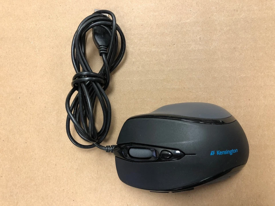 Kensington M01093 K72355 Pro Fit USB Corded MidSized Optical Black Mouse - Image 2 of 4
