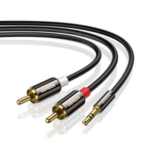 UGREEN Cavo RCA Jack 3,5mm Macho Cable AUX 2RCA Audio Addattatore...