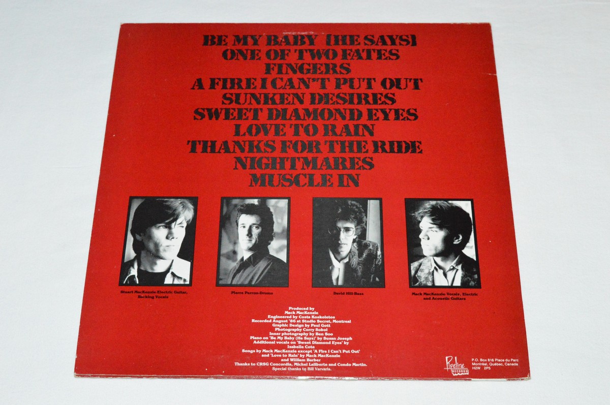 THREE O'CLOCK TRAIN Muscle In LP 1986 Pipeline Records Canada PD